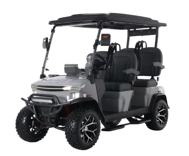 DENAGO ROVER XL 4 PASSENGER LIFTED LITHIUM GOLF CART