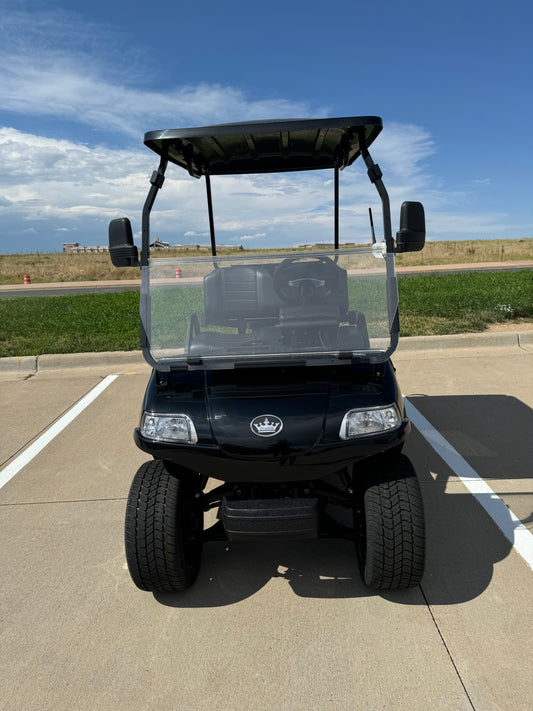 2024 Evolution Classic 2 Plus Black, Lithium Golf Cart